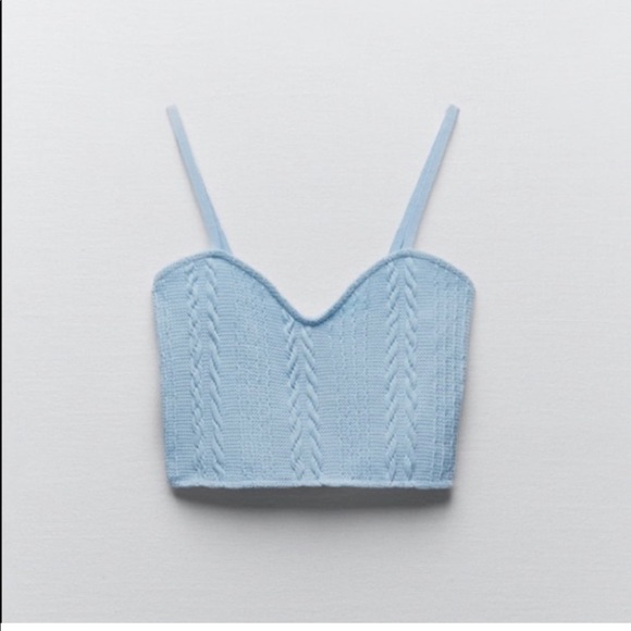 Zara cable knit crop top - Picture 4 of 4